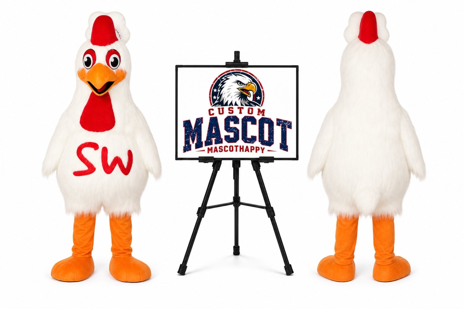 Adult Rooster Mascot Costume Adult Rooster Mascot Costume