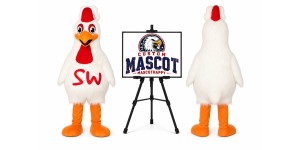 Adult Rooster Mascot Costume Adult Rooster Mascot Costume