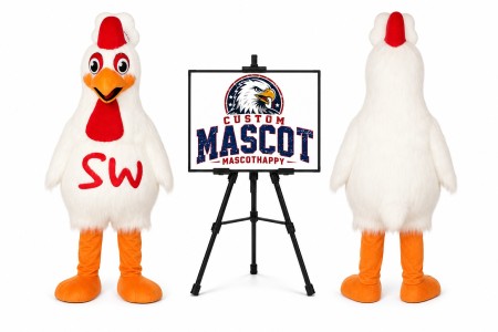 Adult Rooster Mascot Costume