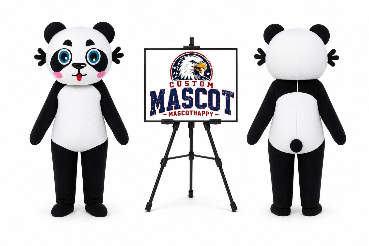 Blue Pnada Catbear Mascot Costume Blue Pnada Catbear Mascot Costume