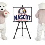 Bear Hairy Moustache Mascot Costume