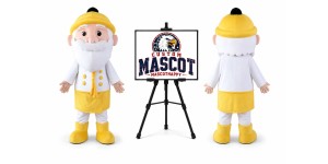 Beard Grandfather Mascot Costume Beard Grandfather Mascot Costume