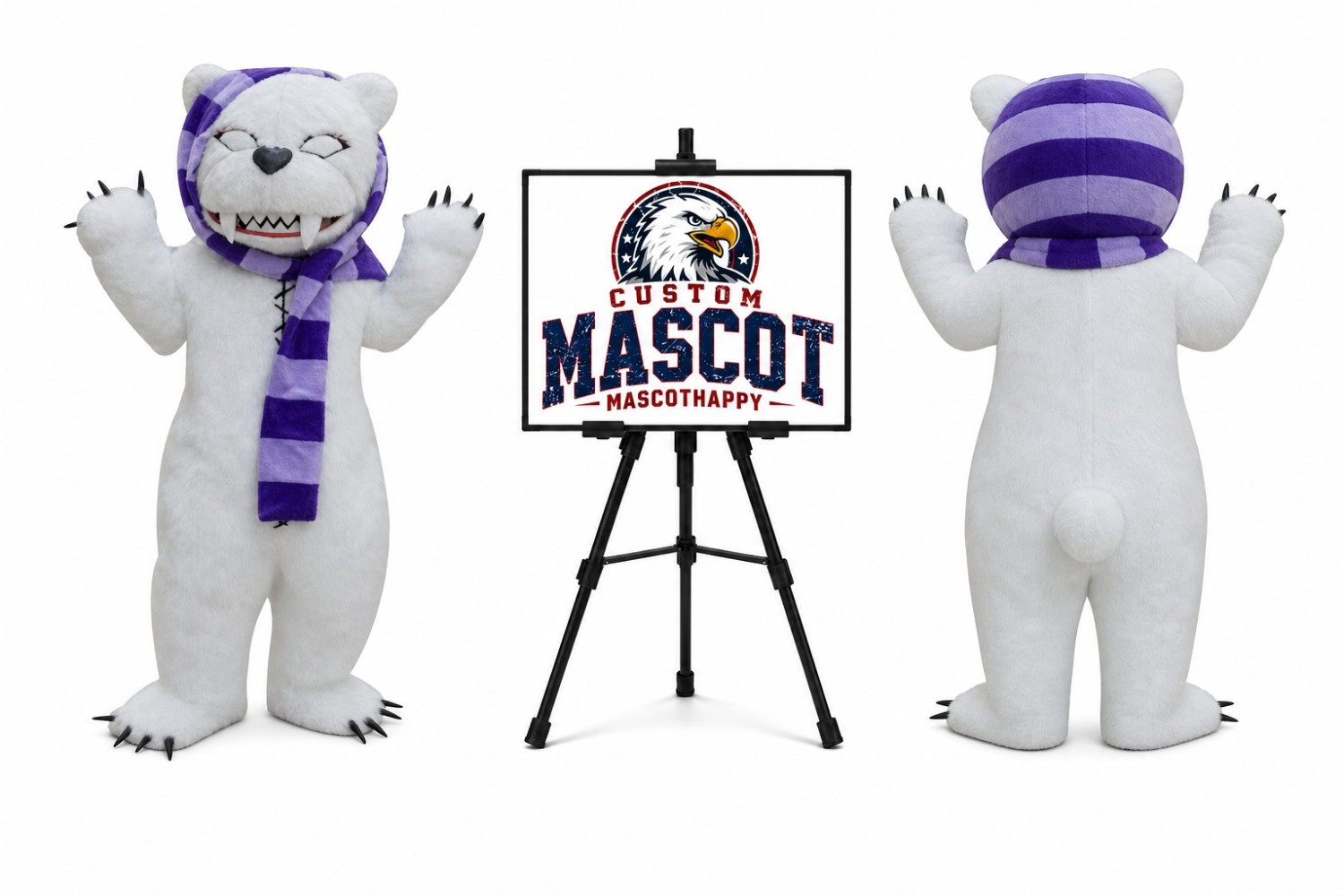 Beggar Bear Mascot Costume for Easter Events Beggar Bear Mascot Costume for Easter Events