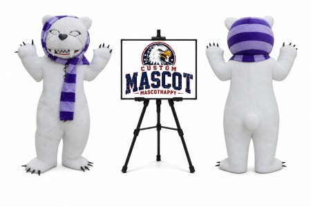 Beggar Bear Mascot Costume for Easter Events