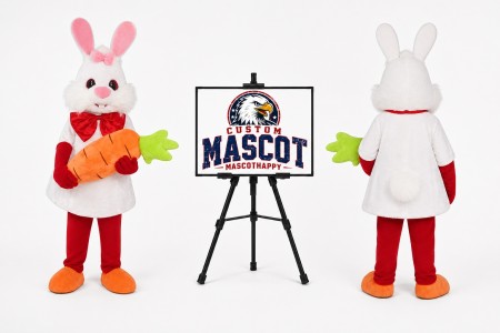 Bunny Rabbit Easter Mascot Costume for Easter Events