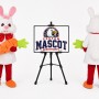 Bunny Rabbit Easter Mascot Costume for Easter Events