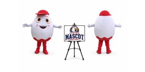 Chocolate Egg Mascot Costume for Easter Events Chocolate Egg Mascot Costume for Easter Events