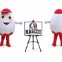 Chocolate Egg Mascot Costume for Easter Events