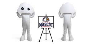 Cloud Mascot Costume Cloud Mascot Costume