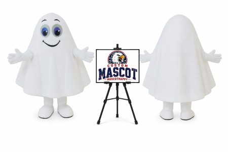 Ghost Mascot Costume for Halloween Events