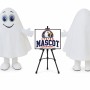 Ghost Mascot Costume for Halloween Events