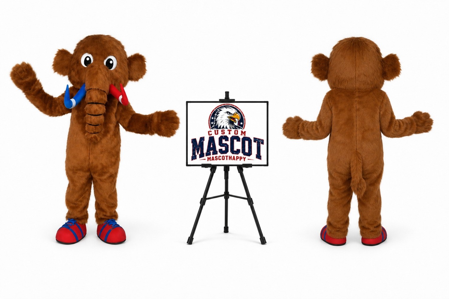 Mammoth Elephant Mascot Costume Mammoth Elephant Mascot Costume