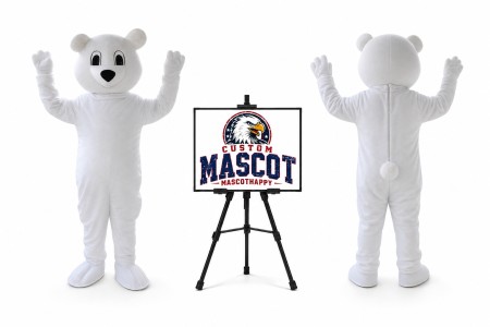 Little Polar Bear Mascot Costume