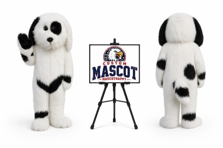 Plush Dog Mascot Costume
