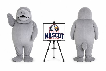 Manatee Sea Cow Mascot Costume