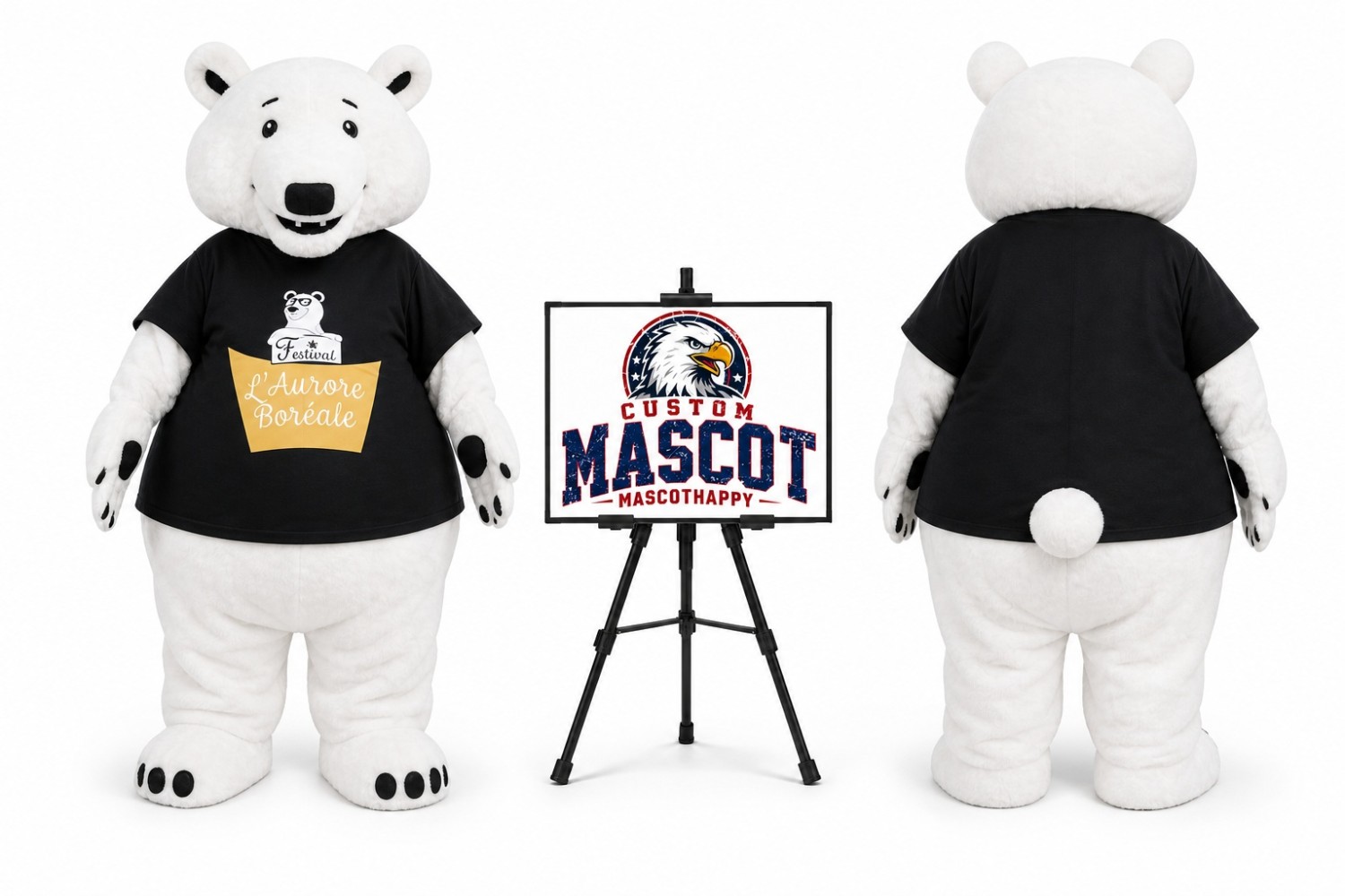 Polar Bear Mascot Costume Polar Bear Mascot Costume