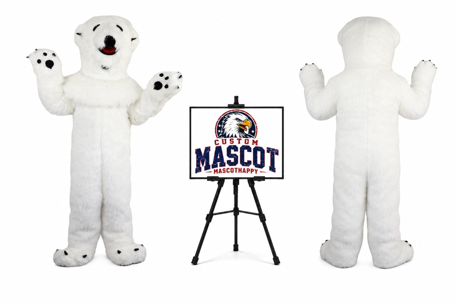 Polar Bear Mascot Costume Polar Bear Mascot Costume