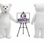Polar Bear Mascot Costume