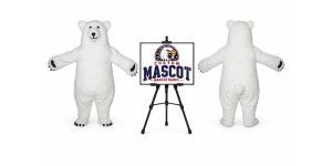Polar Bear Mascot Costume for Promotions Polar Bear Mascot Costume for Promotions