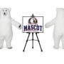 Polar Bear Mascot Costume for Promotions