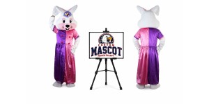 Rabbit Bunny Women Mascot Costume for Easter Events Rabbit Bunny Women Mascot Costume for Easter Events