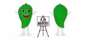 Mango Fruit Mascot Costume for Food Events Mango Fruit Mascot Costume for Food Events