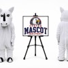 Rhino Mascot Rhinoceros Costume Cartoon Character Mascot Costume
