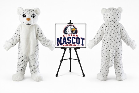 Snow Leopard Mascot Costume