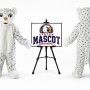 Snow Leopard Mascot Costume
