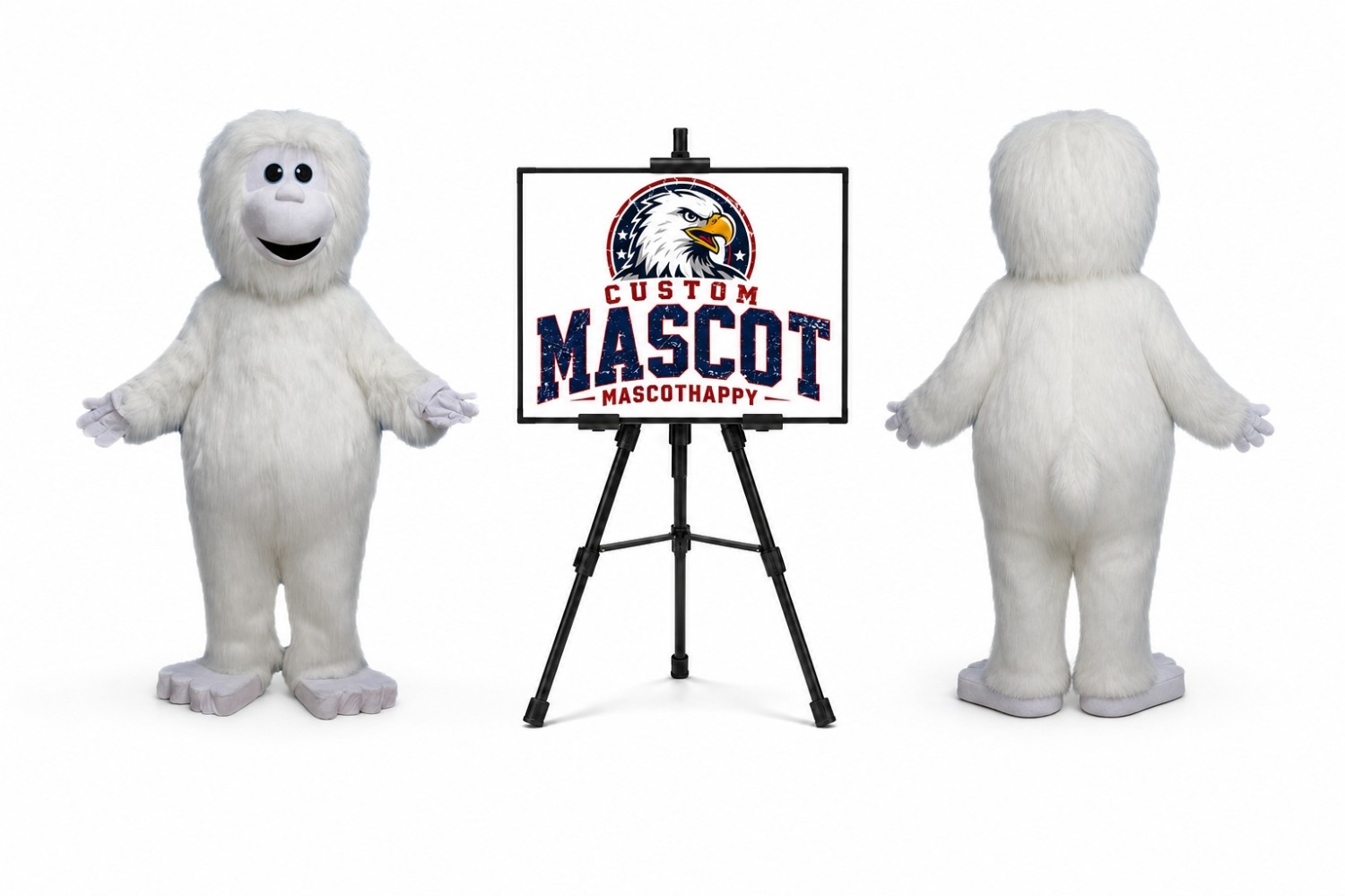 Snow Monster Mascot Costume for Halloween Events Snow Monster Mascot Costume for Halloween Events