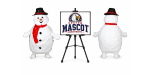 Snowman Christmas Mascot Costume for Christmas Events Snowman Christmas Mascot Costume for Christmas Events