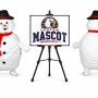 Snowman Christmas Mascot Costume for Christmas Events