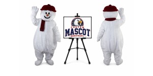 Snowman Mascot Costume for Christmas Events Snowman Mascot Costume for Christmas Events