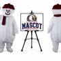 Snowman Mascot Costume for Christmas Events