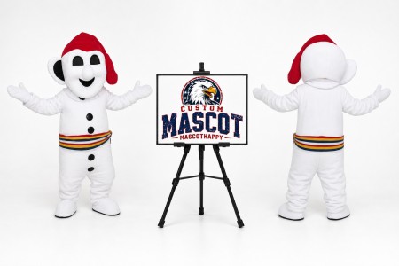 Snowman Mascot Costume for Christmas Events