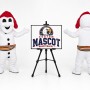 Snowman Mascot Costume for Christmas Events