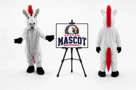 Unicorn Mascot Costume for Food Events