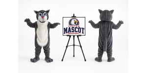 Wild Cat Panther Leopard Cougar Mascot Costume Wild Cat Panther Leopard Cougar Mascot Costume