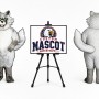 Wild Wolf Mascot Costume