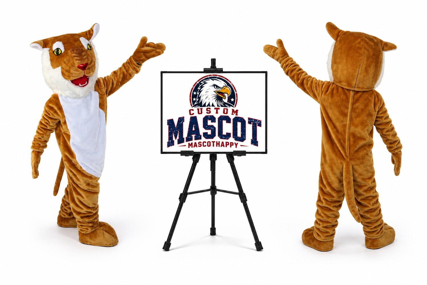 WildCat Panther Leopard Cougar Mascot Costume WildCat Panther Leopard Cougar Mascot Costume