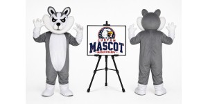 Wolf Cartoon Mascot Costume Wolf Cartoon Mascot Costume