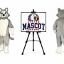 Wolf Dog Mascot Costume