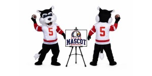 Wolf Mascot Costume Wolf Mascot Costume
