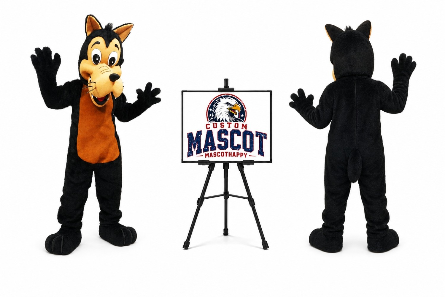 Wolf Mascot Costume Wolf Mascot Costume