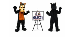 Wolf Mascot Costume Wolf Mascot Costume