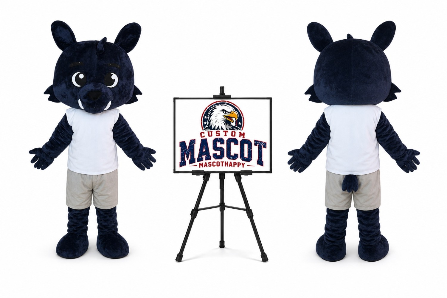 Wolf Mascot Costume Wolf Mascot Costume
