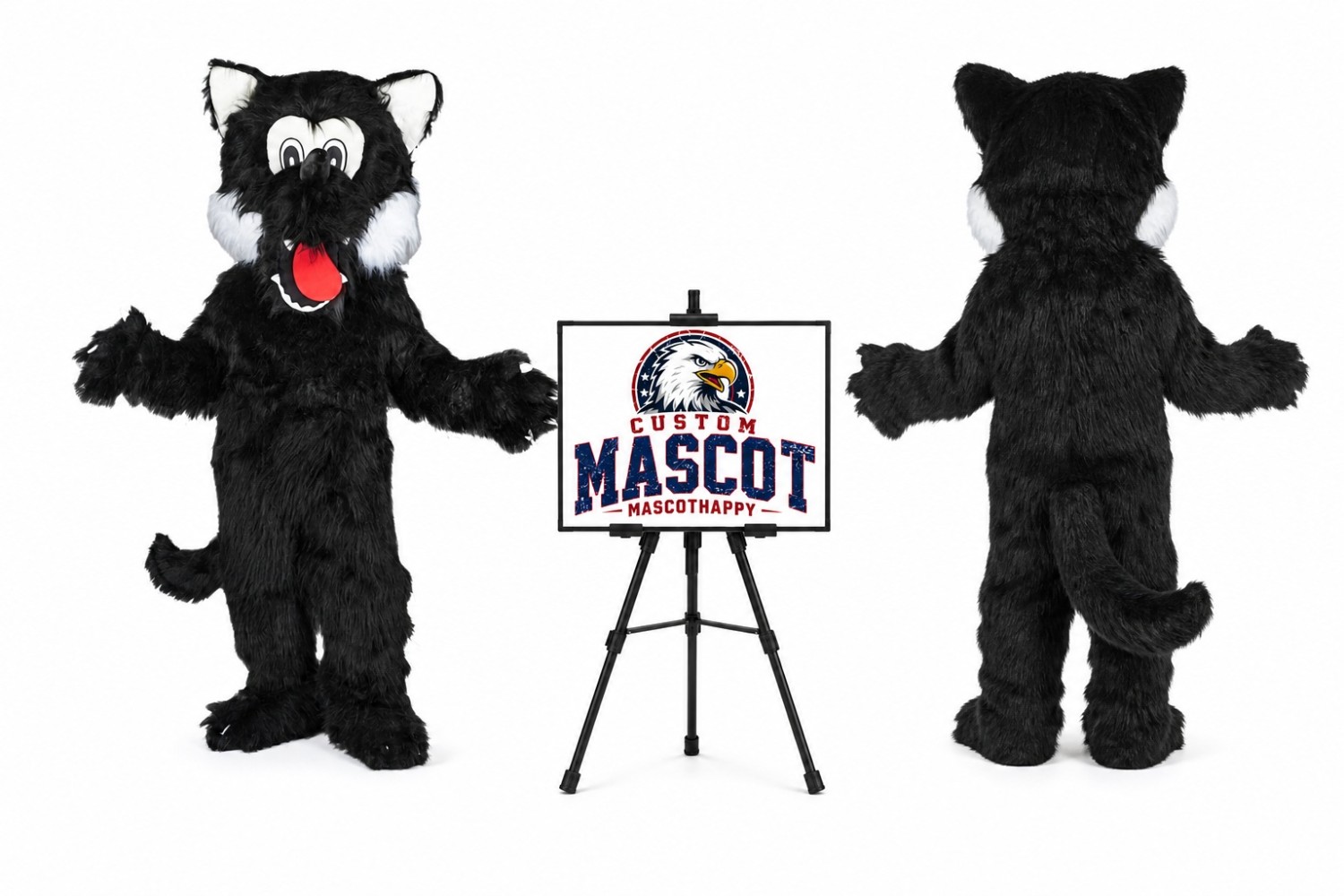 Wolf Mascot Costume Wolf Mascot Costume