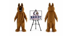 Wolfhound Wolf Dog Mascot Costume Wolfhound Wolf Dog Mascot Costume