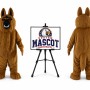 Wolfhound Wolf Dog Mascot Costume