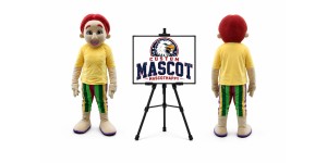 Woman Lady Girl Mascot Costume Woman Lady Girl Mascot Costume